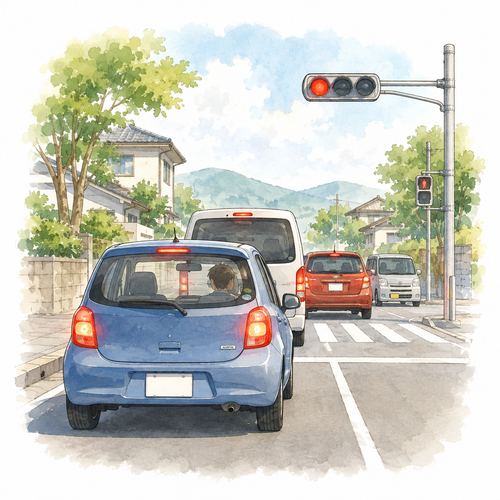 12. 止まります（とまります）［車が～］— mobil berhenti.png
