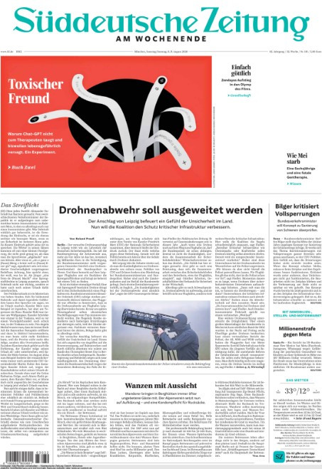 Suddeutsche Zeitung vom 08 August 2026 cover.jpg