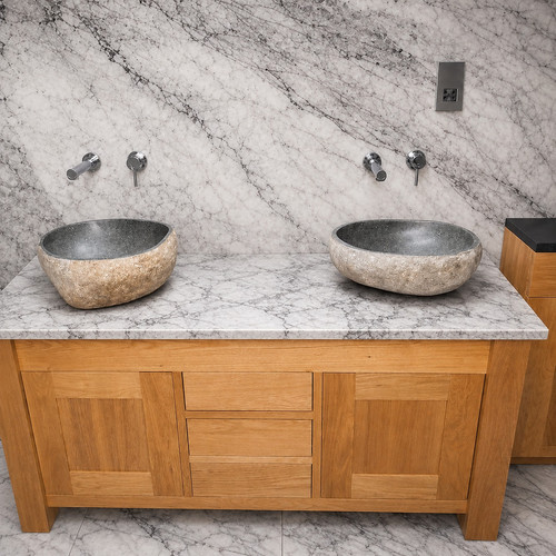 Cristallo Harpia Polished Translucent White Quartzite Slab kitchen.jpg
