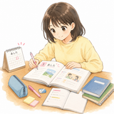 10. 予習します（よしゅうします）— belajar persiapan