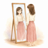 25. 鏡（かがみ）— cermin