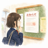 17. お知らせ（おしらせ）— pengumuman