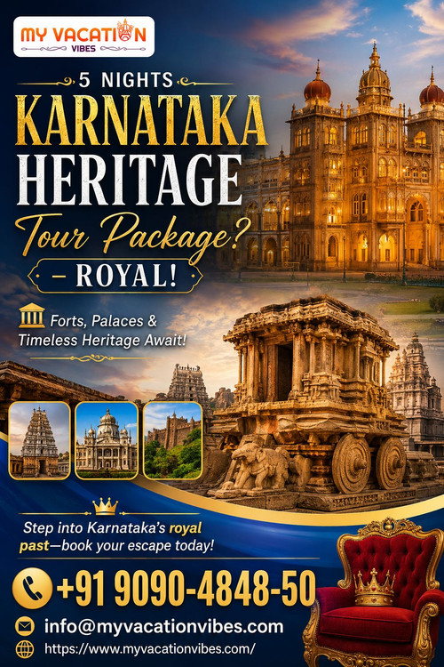5 Nights Karnataka Heritage Tour Package – Royal!