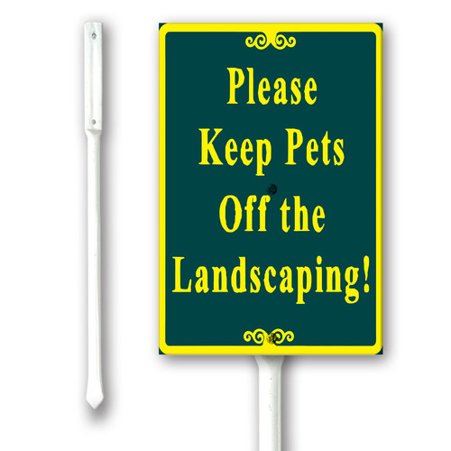 please keep pets off the landscaping.jpg