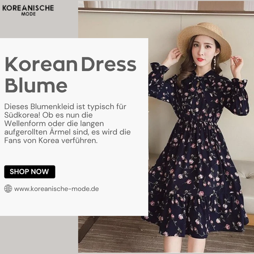 Korean Dress Blume – Floraler Stil für moderne Looks.png