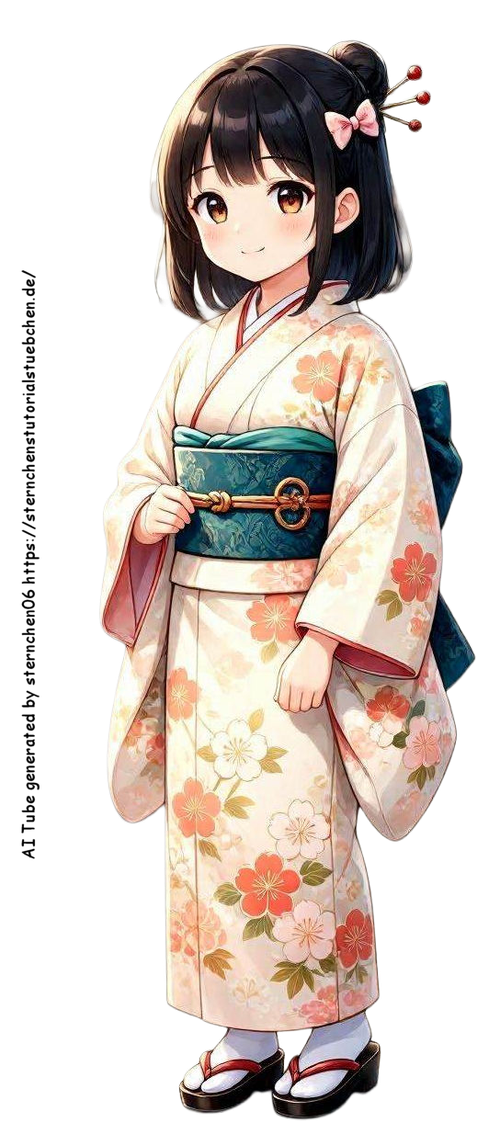 airbrush style of a whimcical cute japanese girl in traditio (6)