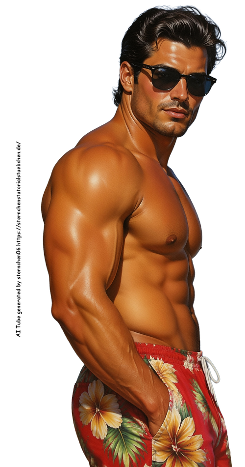 muscular man hawaii 4