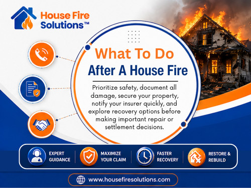Resources from House Fire Solutions can help homeowners understand the practical sequence of decisions that often follows a residential fire.

Official Website: https://www.housefiresolutions.com/resources/steps-after-house-fire

House Fire Solutions
Phone: (866) 934-1703

Read Our Blogs:

https://housefiresolutionsservices.mystrikingly.com/
https://housefiresolutions.weebly.com/
https://housefiresolutions.wixsite.com/fireinsuranceclaims

More Links:

https://www.anime-planet.com/users/housefiresolutions
https://gravatar.com/housefiresolutionsservices
https://www.ultimate-guitar.com/u/firesolutions