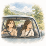 22. ドライブ — berjalan jalan dengan mobil