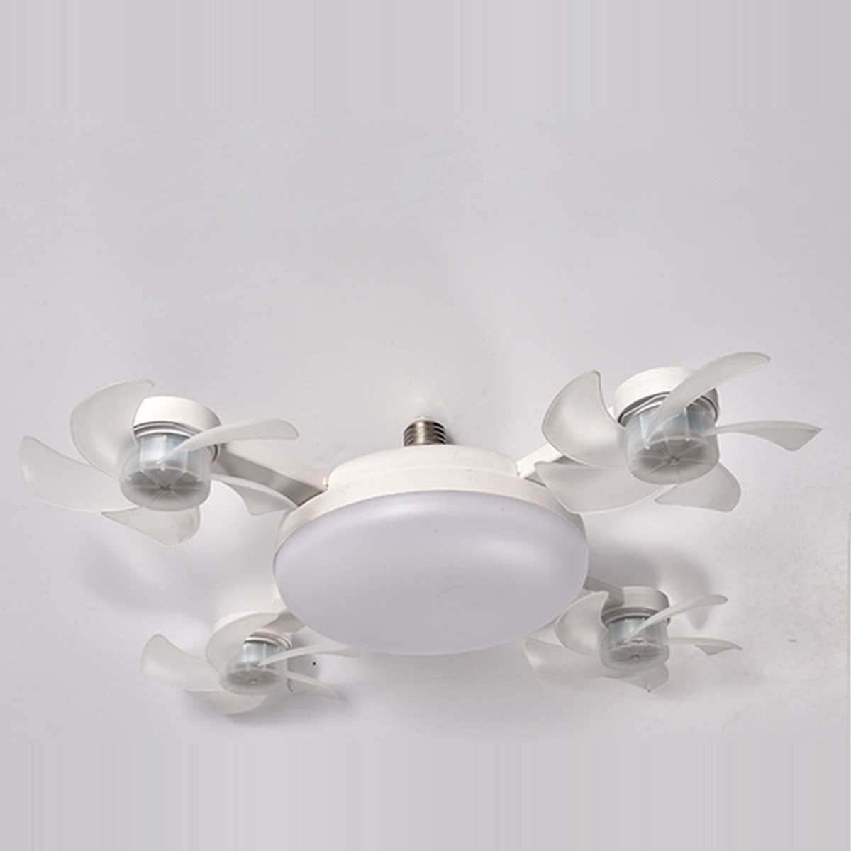Ventilador de techo LED con aspas retráctiles