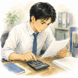 23. 計算する（けいさんする）— menghitung, melakukan perhitungan