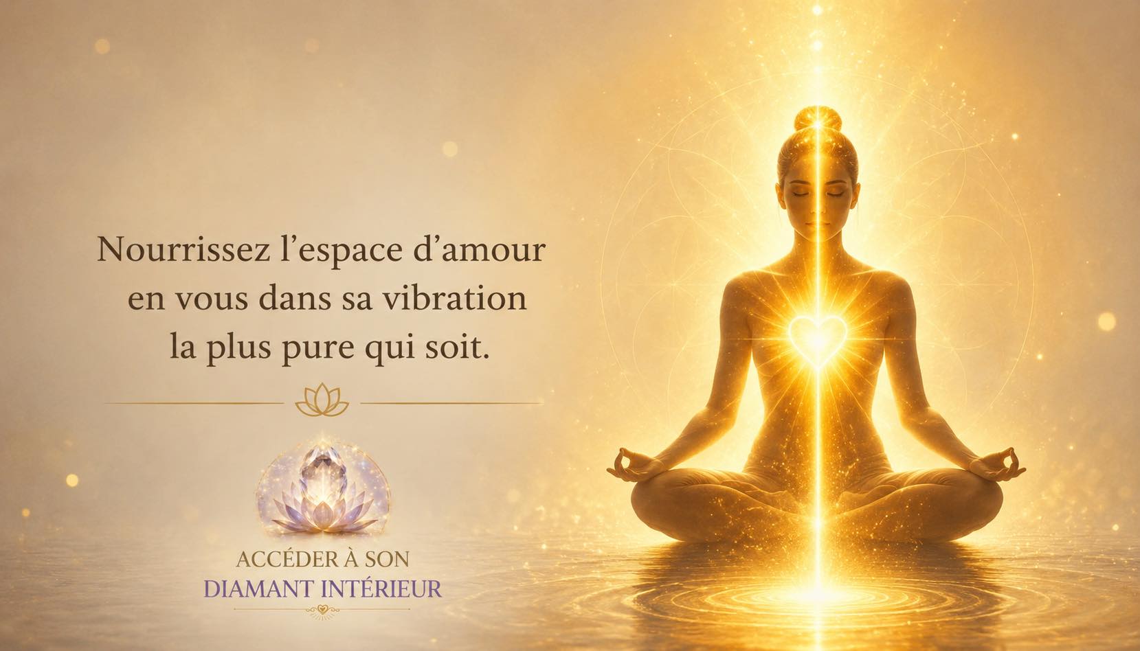 L’amour au-delà de l’attachement — Visualisation Accéder à son Diamant Intérieur