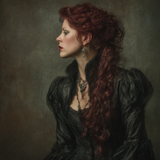 deb Beautiful woman with long red hair bending forward from h 292493c4 0d66 43c3 aad6 4eb80819be5f 3