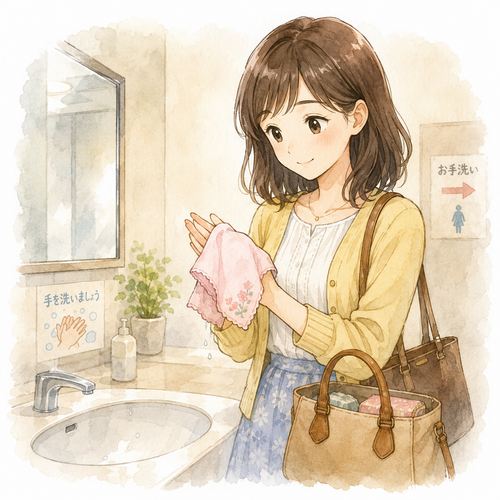 22. ハンカチ — sapu tangan.png