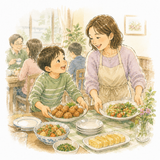 35. おば — tante