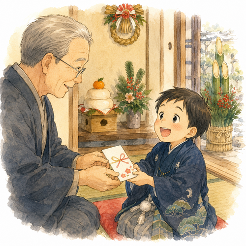 10. お年玉（おとしだま）— otoshidama, angpao tahun baru.png
