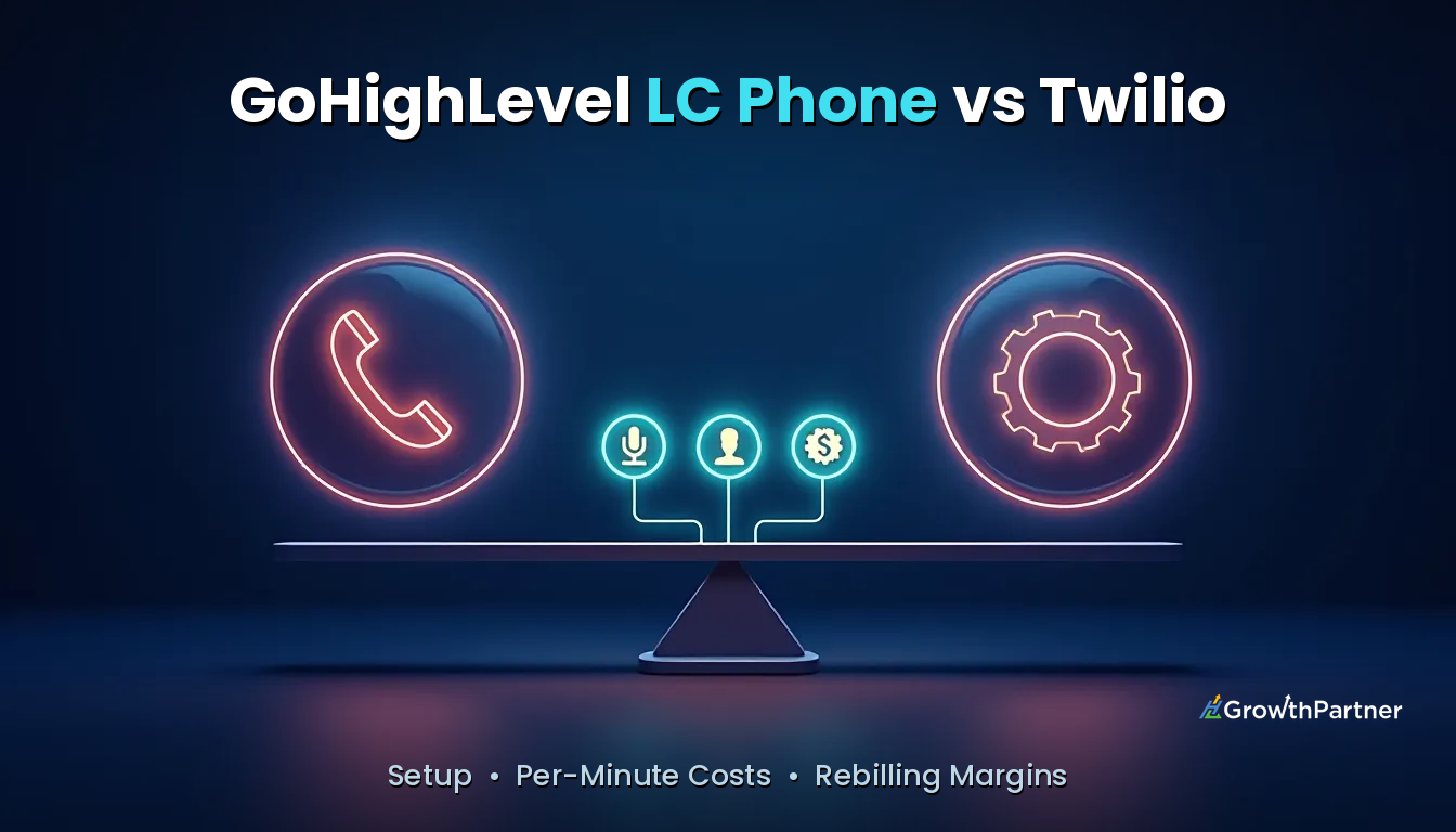 GoHighLevel LC Phone vs Twilio: Cost & Setup (2026) — HL Growth Partner, Dr Priya Jaganathan