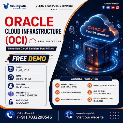 Join Oracle Cloud Infrastructure Free Demo on August 21.jpg