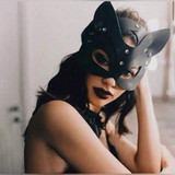 New Women Halloween Cat Mask Color Black Size Os