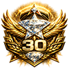 AOD 30 Years service badge 100x100.png