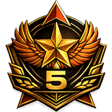 AOD 5 Years service badge 200x200
