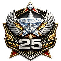 AOD 25 Years service badge 200x200.png