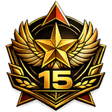 AOD 15 Years service badge 200x200