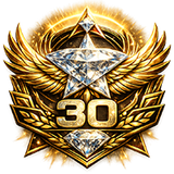 AOD 30 Years service badge 200x200