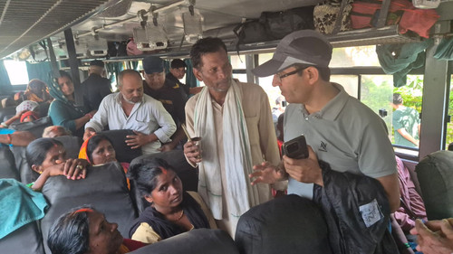 Microfinance borrowers' sit-in postponed, 323 return home in 8 buses