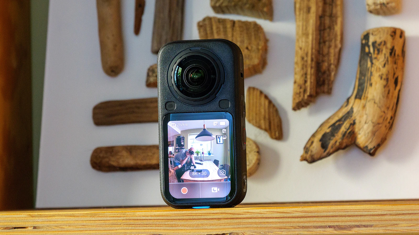 insta360 x6 on shelf
