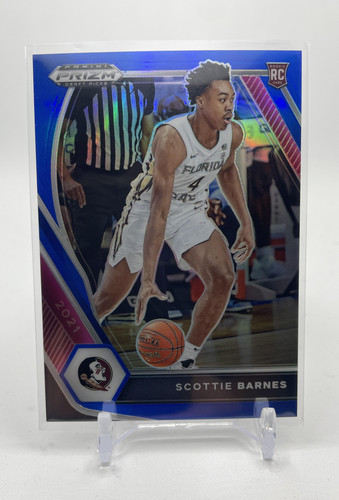2021 22 Panini Prizm Draft Picks Scottie Barnes Blue Prizm Rookie 199 (1)