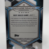 2023 24 Bowman University Best Zaccharie Risacher Blue Refractor 150 (2)
