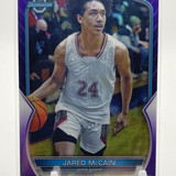 2022 23 Bowman University Chrome Jared McCain Purple Refractor Rookie 399 (1)