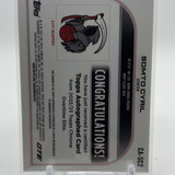2022 23 Topps Overtime Elite OTE Chrome Somto Cyril Aqua Refractor Auto 99 (8)