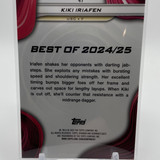 2024 25 Bowman University Best Kiki Iriafen Purple Refractor Rookie 250 (2)