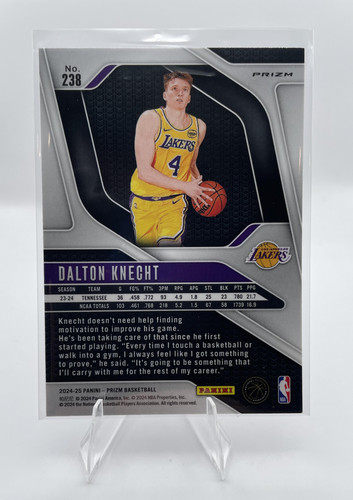 2024 25 Panini Prizm Dalton Knecht Red White Blue Prizm Rookie SP (2)