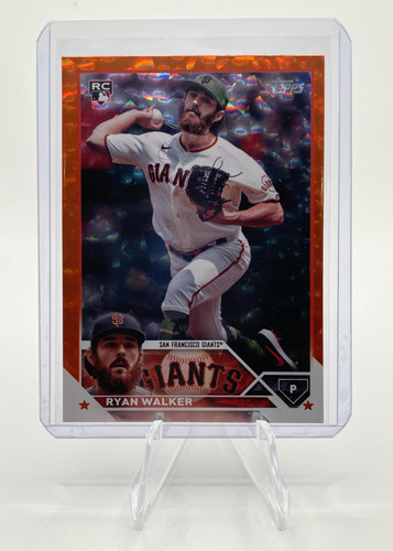2023 Topps Update Series Ryan Walker Orange Foil Rookie 299 #US58 (1)