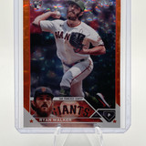 2023 Topps Update Series Ryan Walker Orange Foil Rookie 299 #US58 (1)