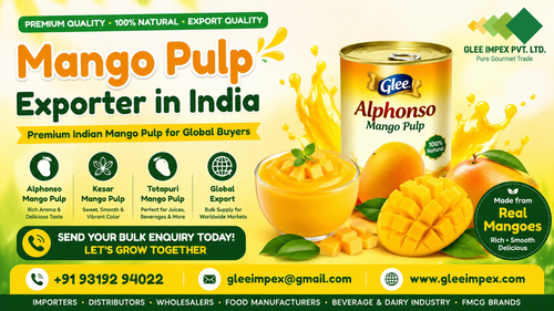 Mango Pulp Exporter in India – Premium Alphonso, Kesar & Totapuri Mango Pulp for Global Buyers.png