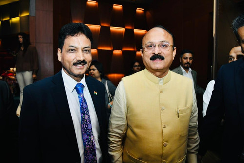 Dr Ranjeet mehta and Delhi Power Minister Ashish Sood.jpg