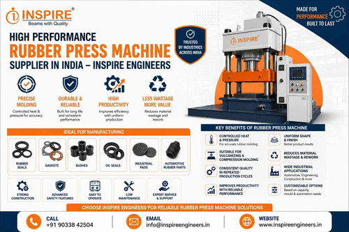 High Performance Rubber Press Machine Supplier in India Inspire Engineers.jpg