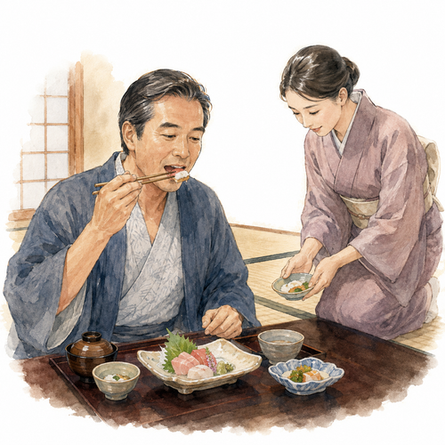 6. 召し上がります（めしあがります）— makan minum; bentuk hormat.png