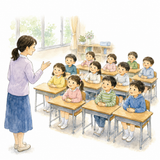 19. ～年～組（～ねん～くみ）— kelas tingkattahun ke …, kelompok kelas ke 