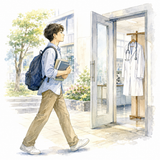 26. 目指します（めざします）— menargetkan bercita cita mencapai sesuatu