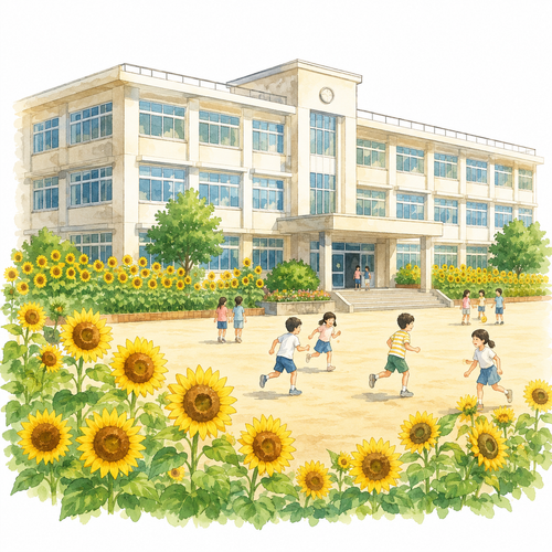 23. ひまわり小学校（ひまわりしょうがっこう）— Sekolah Dasar Himawar.png