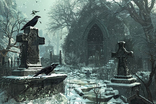 gothic graveyard with tombstones crosses ravens 170984 23774 3466611162.jpg