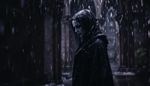 gothic rain sorrow stockcake.webp