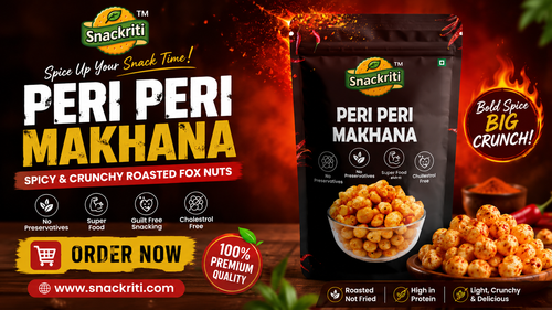 Peri Peri Makhana – Spicy & Crunchy Roasted Fox Nuts Snackriti.png