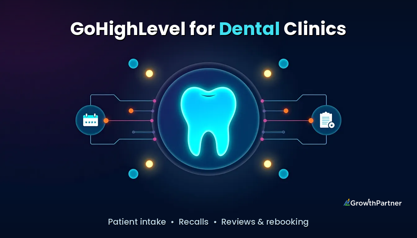 GoHighLevel for Dental Clinics: Setup Guide (2026) — HL Growth Partner, Dr Priya Jaganathan