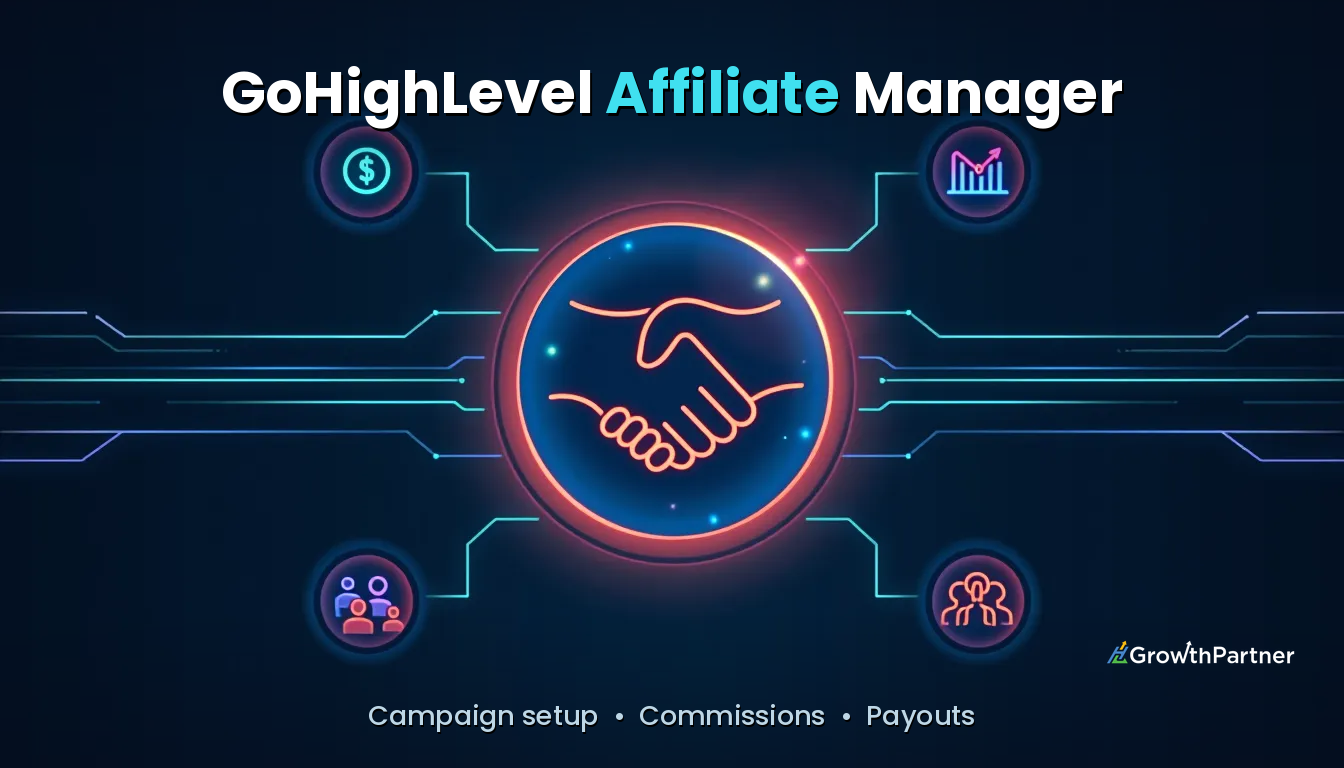 GoHighLevel Affiliate Manager: Setup & Payouts (2026) — HL Growth Partner, Dr Priya Jaganathan